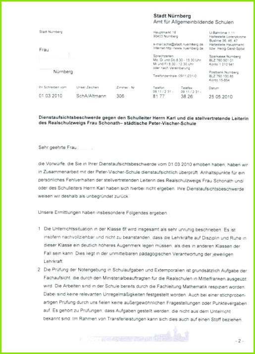 Beschwerde Gegen Lehrer Vorlage Beste Beschwerdebrief Schreiben Schule Beschwerdemail