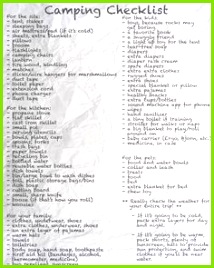 Camping with kids camping checklist mom blog