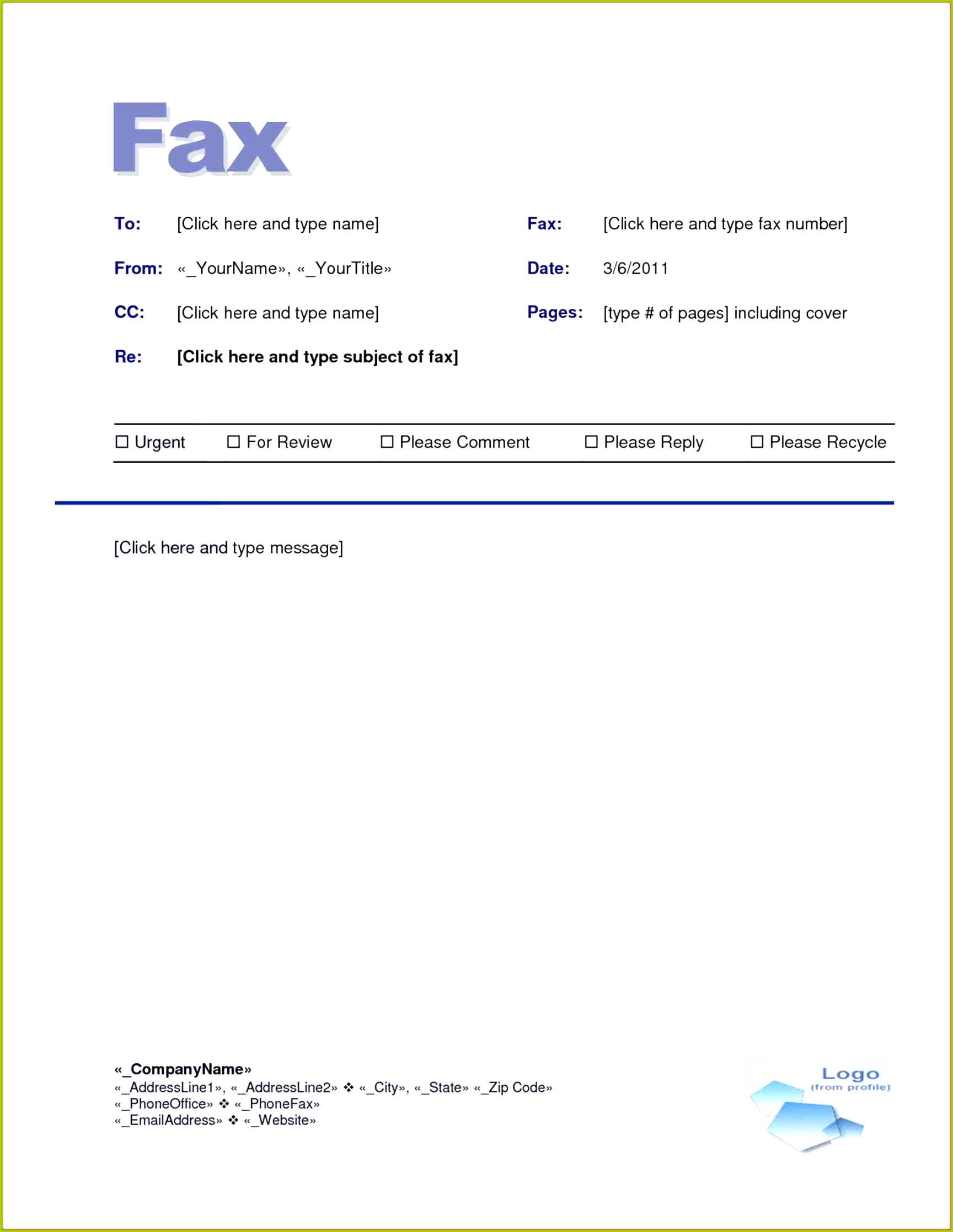 Berühmt Word Faxvorlagen Bilder Entry Level Resume Vorlagen
