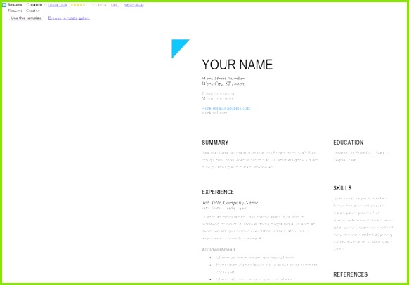 Template Cv shop Google Doc Templates Unique Google Docs Resume New Google Resume 0d