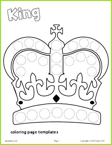 Coloring Page Templates Crown Template 0d Wallpapers 45 Fresh Crown