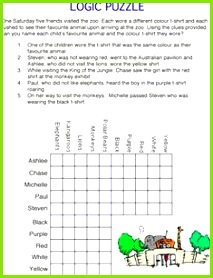 Logic Puzzles Logic Math Adhd Kids Kids Puzzles
