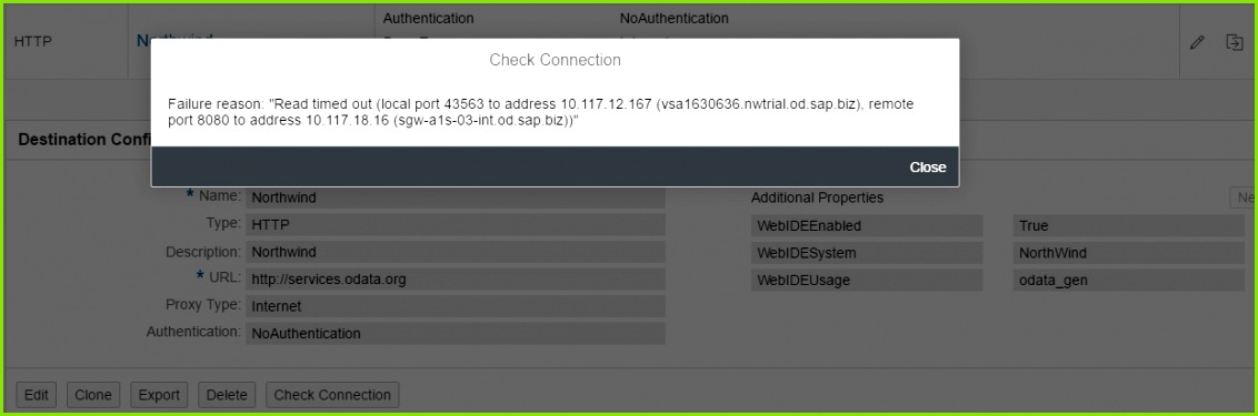 Failure reason “Read timed out local port to address 10 117 12 167 vsa nwtrial odpz remote port 8080 to address 10 117 18 16