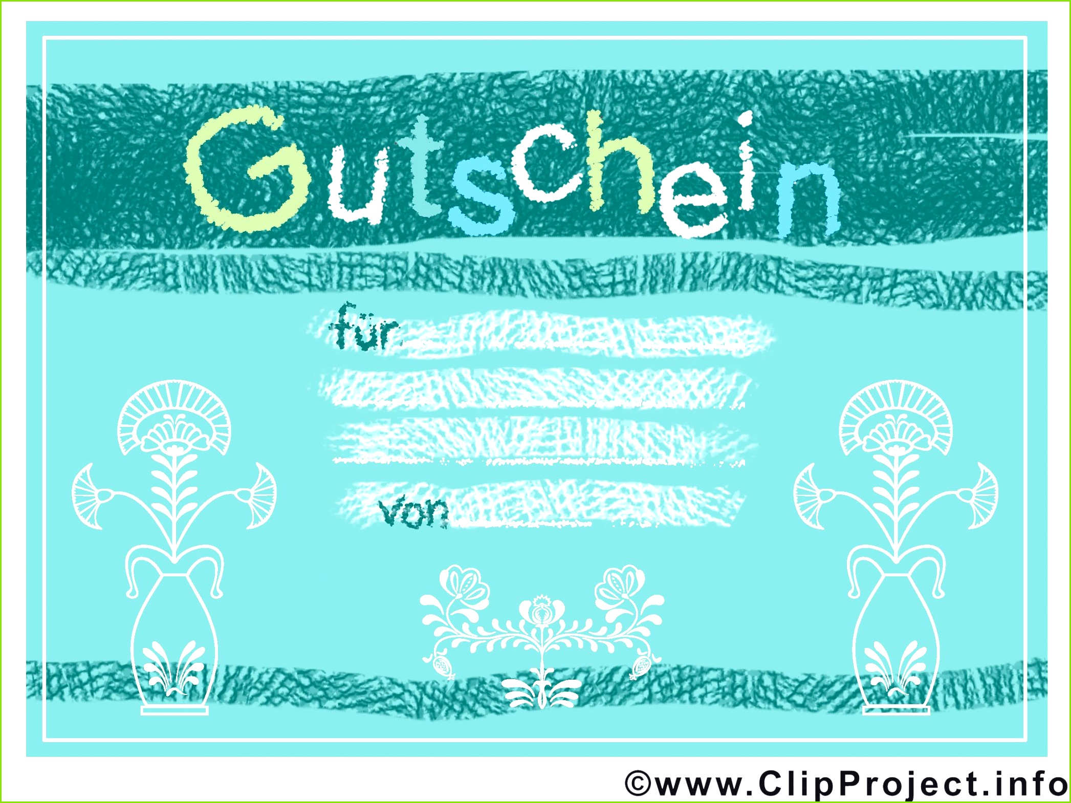 Gutschein ausdrucken Vorlage kostenlos
