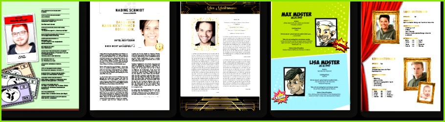 Abizeitung Steckbriefe Vorlagen gratis