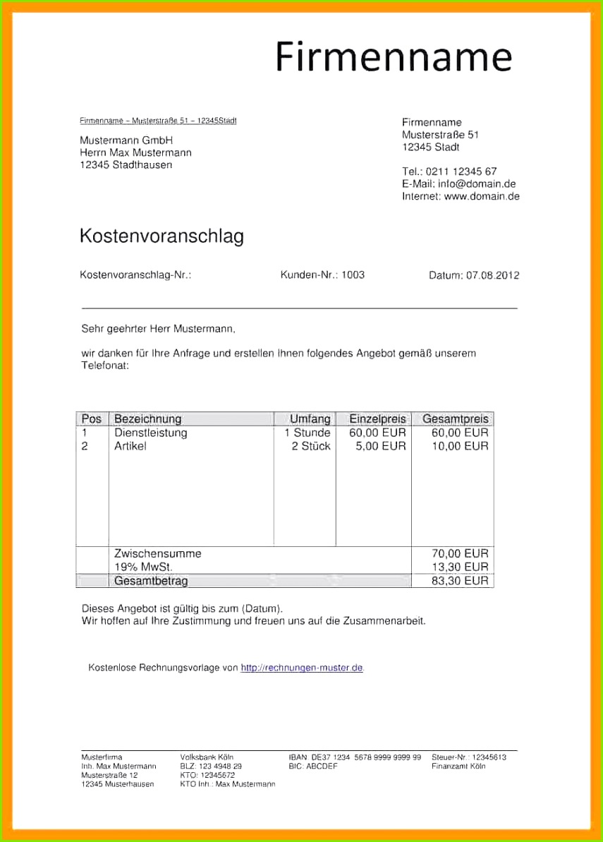 angebot erstellen muster elegant angebot vorlage word malvorlagen anschreiben angebot muster