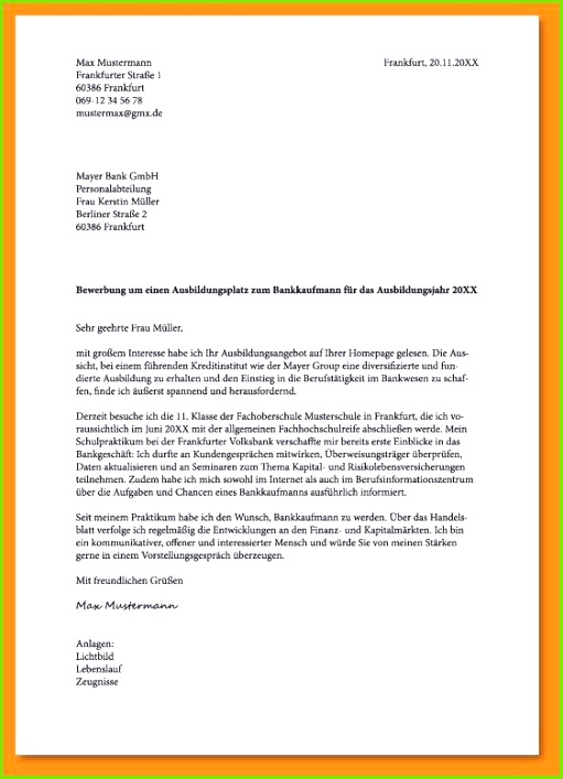 Ausbildung Anschreiben Vorlage Unglaubliche Bewerbung Muster Anschreiben Ausbildung Genial Ausbildung Anschreiben Vorlage