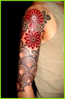 dotwork floral sleeve by vincent hocquet at beautiful freak tattoo Gorgeous I love the