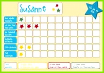 „Ich bin ein Star“ – Belohnungstafel für 1 Kind von deenRe ch Grafikdesign auf DaWanda
