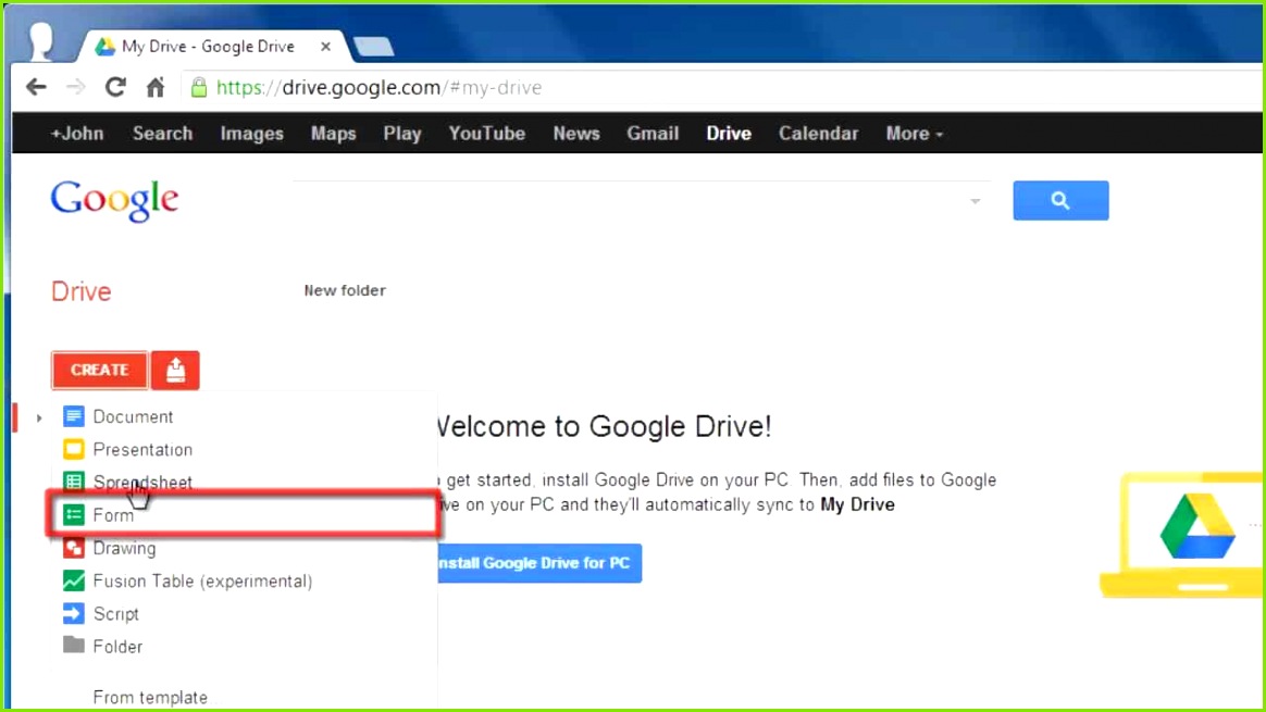 How to make Google Docs Questionnaire