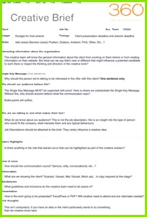 Creative Brief Template
