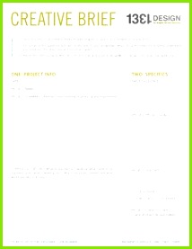 creative project brief template Google Search