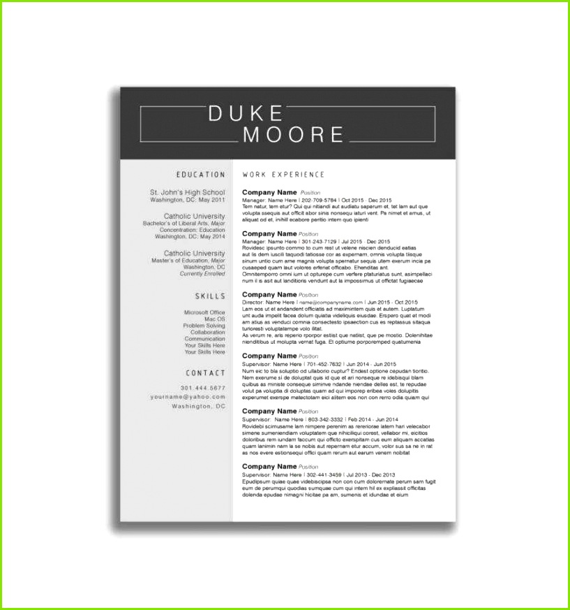 Amerikanischer Lebenslauf Vorlage Word Luxus Resume Template Indesign Free format Resume Template Docx Best Cv