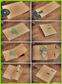 CD Hüllen aus Din A4 Blättern falten