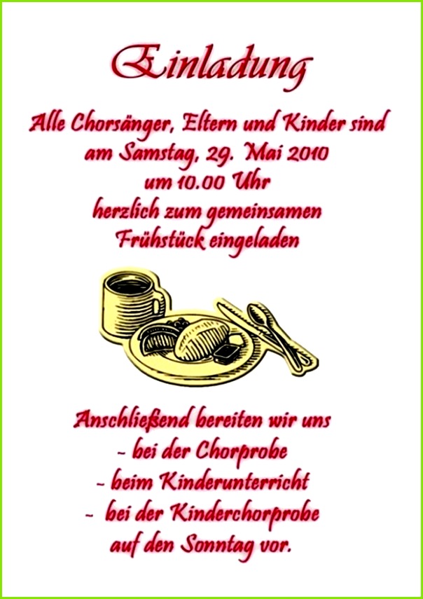 Schön Von Erregend Einladung Fruhstuck Vorlage Frühstück Einladungen Brunch