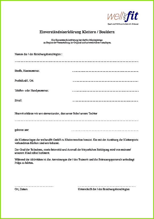 39 Am Besten Modelle Der Einverständniserklärung Urlaub Unter 18 Vorlage