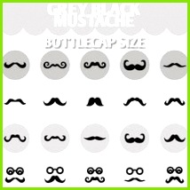 Mustache bottle cap images Kronkorken Flaschendeckel Magneten Flaschenverschluss Halskette Kunst Mit Flaschenverschlüssen