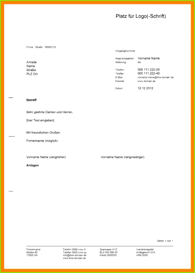 16 Briefkopf Design Vorlagen