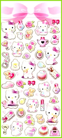 Sanrio Hello Kitty "Ribbon" Stickers 2014