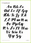 6 Hand Lettering Alphabet Vorlagen