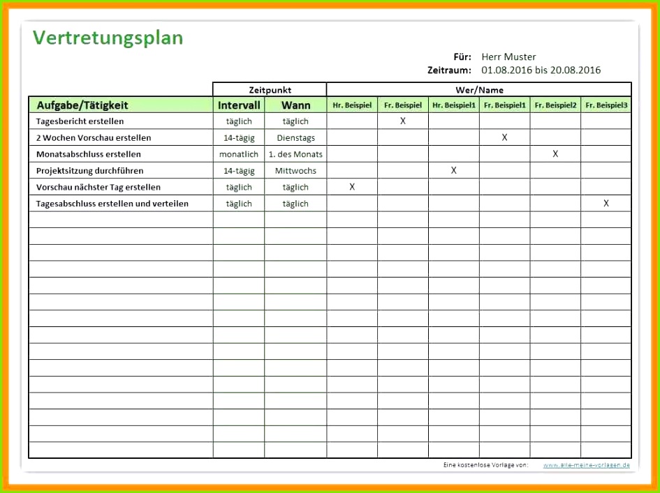 21 zeitplan vorlage word