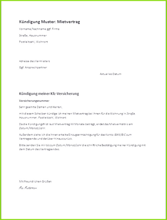 Kündigung Fitnessstudio Pdf Genial Frisches Kündigung Mietvertrag Pdf