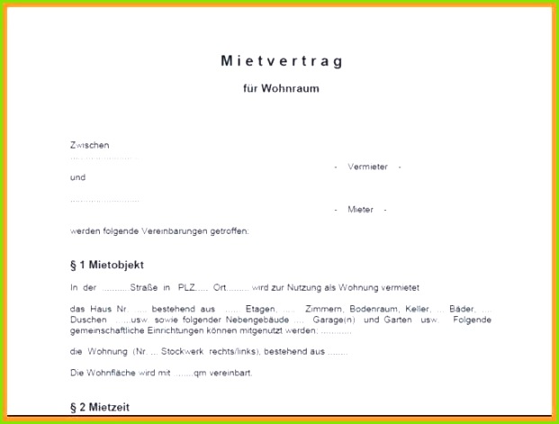 Beste Fahrzeug Mietvertrag Vorlage Zeitgenössisch