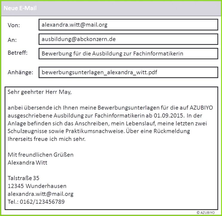Muster E Mail Bewerbung 5 Kurzbewerbung Per E Mail Vorlage - MelTemplates - MelTemplates