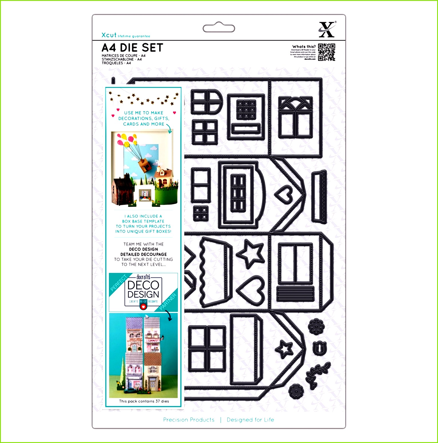 XCut Stanzform Haus 3 D House XCU Xcut docraft Stanzformen Xcut docrafts Q Z
