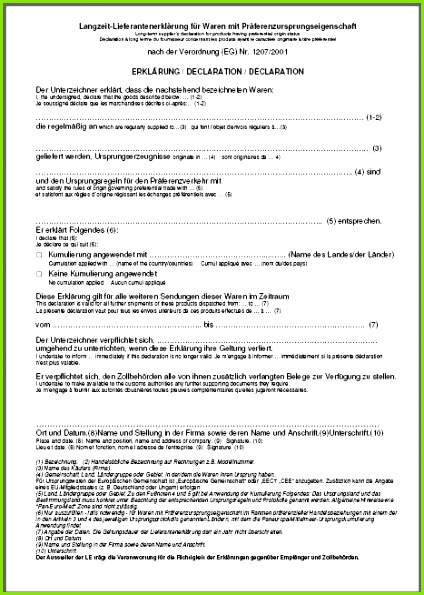 Alle unsere Erzeugnisse werden in der EU hergestellt Allgemeine Ursprungsbescheinigungen Langzeit Lieferantenerklärungen etc erstellen wir nicht