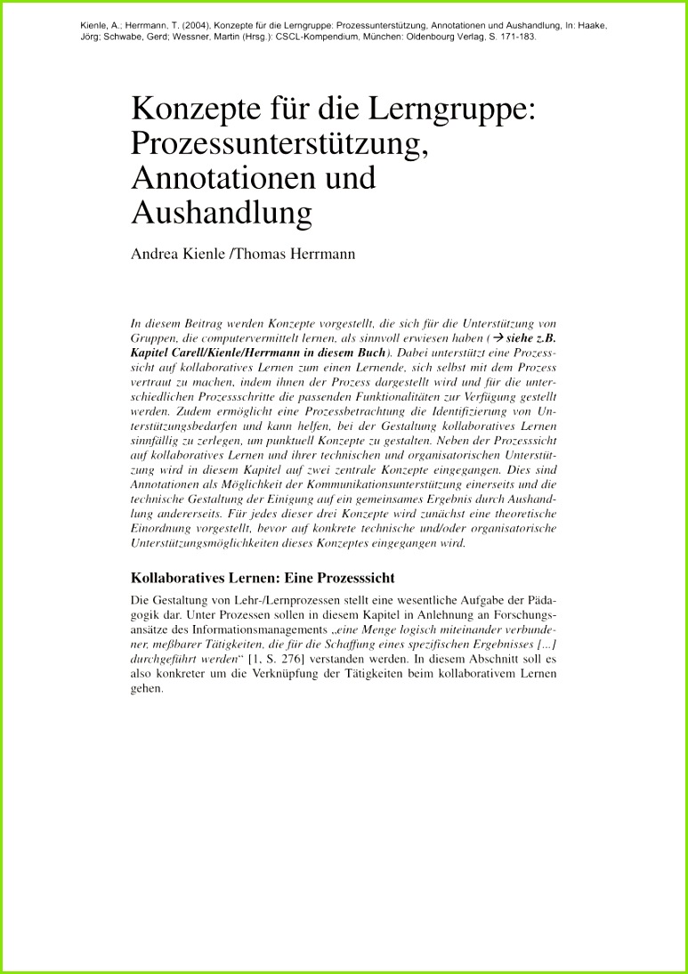 PDF Konzepte für Lerngruppe Prozessunterstützung Annotationen und Aushandlung