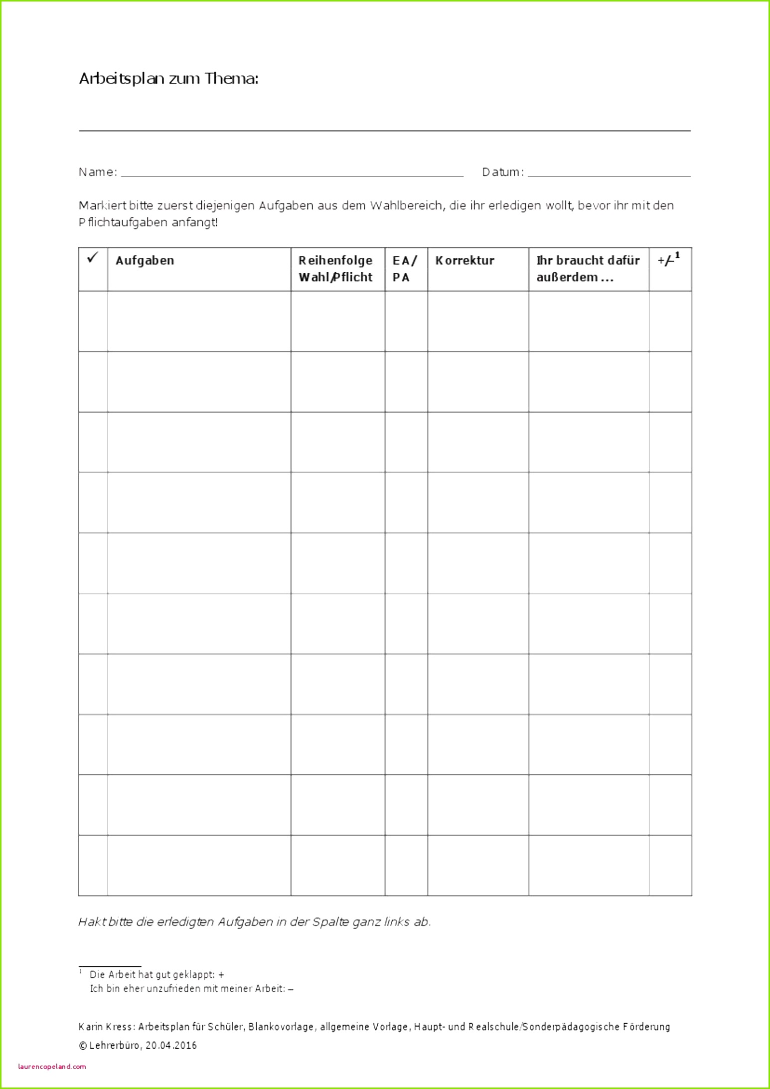 Lerngruppe Steuer Vorlage sopäd Arbeitshilfen Unterricht