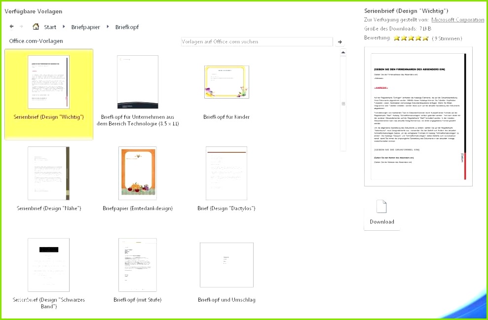 9 Briefkopf Vorlage Openoffice