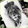 3 Lowe Tattoo Vorlage