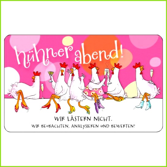 Einladung Mädelsabend Hühnerabend