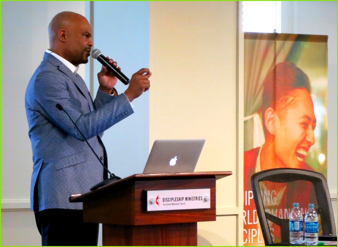 The Rev Junius B Dotson top executive of Discipleship Ministries lays out