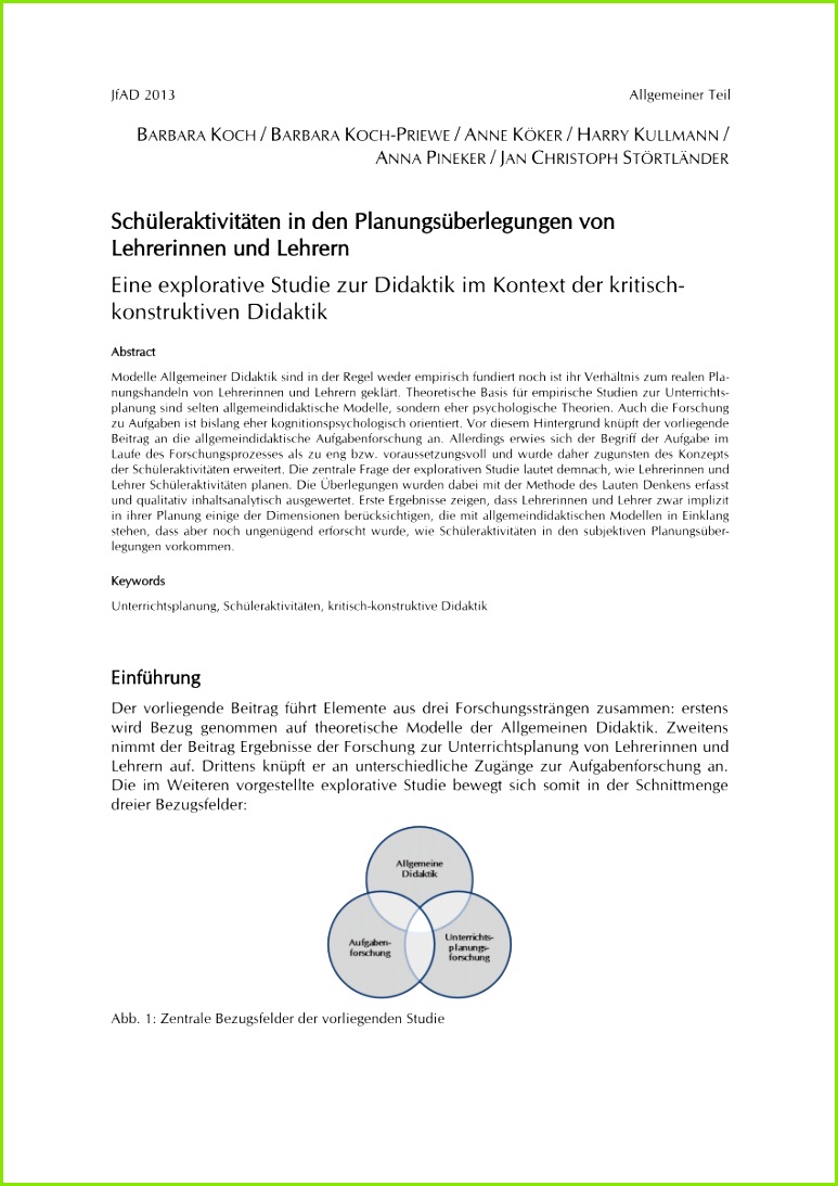 PDF Schüleraktivitäten in den Planungsüberlegungen von Lehrerinnen 7731093 PDF Schüleraktivitäten in den Planungsüberlegungen von Lehrerinnen und Lehrern Eine explorative Stu zur Didaktik im Kontext der kritisch konstruktiven