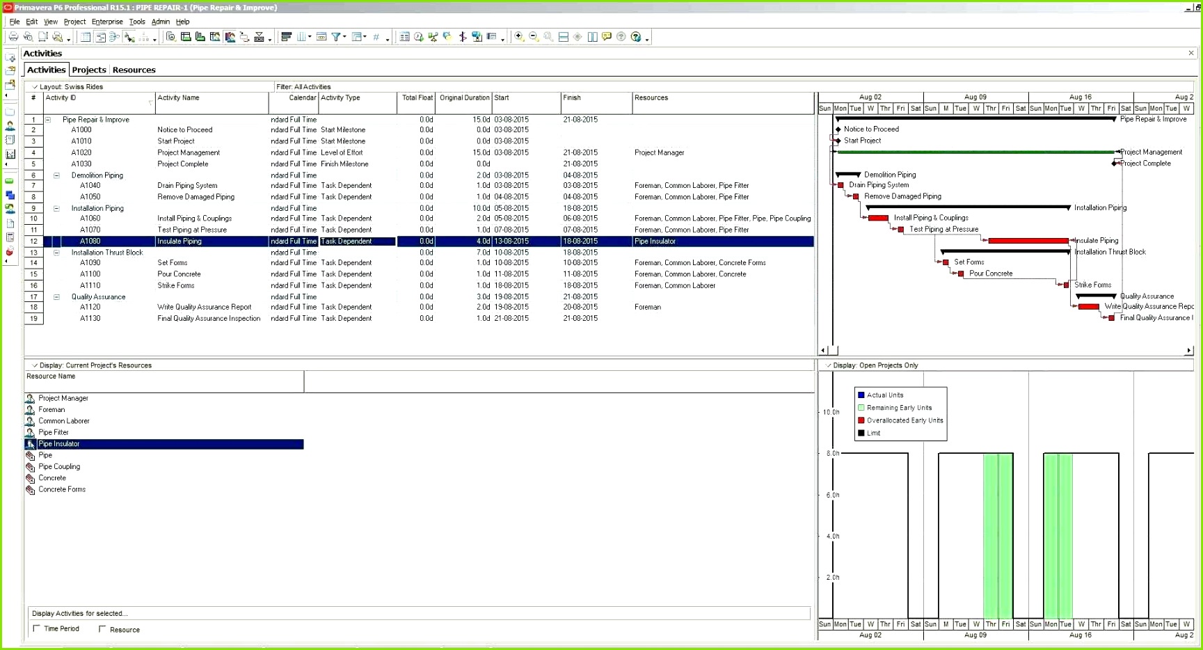 021 Project Planning Matrix Template Ms Excel Management