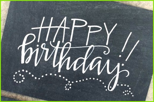 Satz von vier Handlettered moderne Kalligraphie von inkandrye
