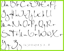 Bildergebnis für fonts calligraphy Kalligraphie Abc Moderne Kalligraphie Alphabet Kalligraphie Buchstaben Kalligraphie Handschrift