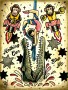 3 Old School Tattoo Vorlagen