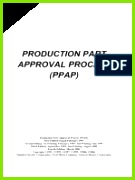 AIAG – Production Part Approval Process PPAP 4th Edition