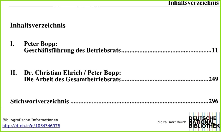 Protokoll Konstituierende Sitzung Betriebsrat Muster I Peter Bopp Geschäftsführung Des Betriebsrats 11 Dr Christian