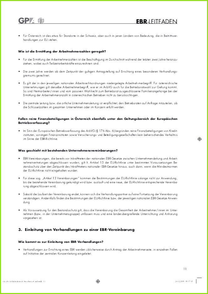 Protokoll Konstituierende Sitzung Betriebsrat Muster Leitfaden Zur Gründung Eines Ebr