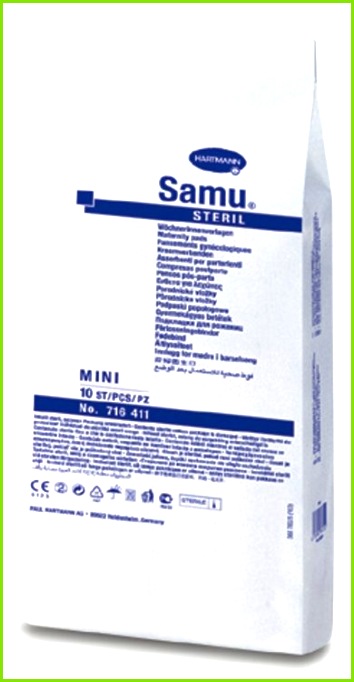 Samu Wöchnerinnenvorlagen Classic mini 6 5 x 22 cm