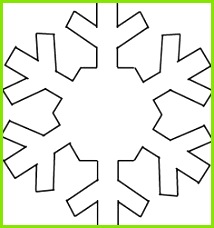 sister outlaws Christmas craft Paper Eisprinzessin Schneeflocke Vorlage Schablonen Weihnachten Schneeflocken
