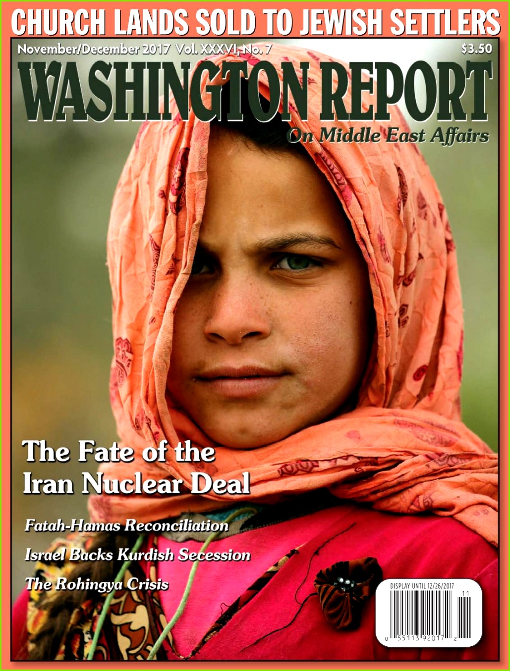 Washington Report November December 2017 Vol XXXVI No 7 by American Educational Trust issuu
