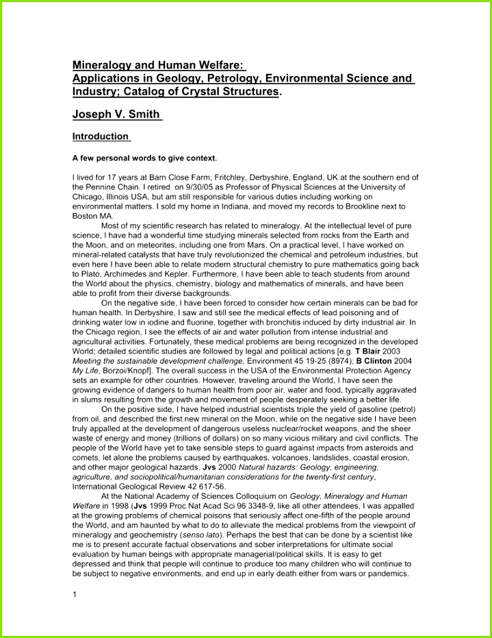 Mineralogy and Human Welfare Applications in Geology Petrology Environmental Science and