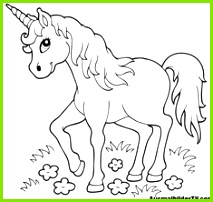 New Coloring page coloring book Einhorn for coloring Bea · Schrumpffolie