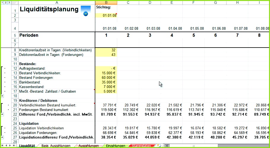 Speisenkalkulation Gastronomie Excel Kalkulation Gastronomie Excel Freeware Design Liquiditätsplanung